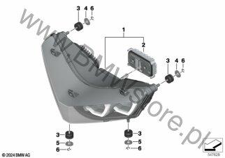 Reflektor LED dla BMW K08 C 400 GT 25 ECE