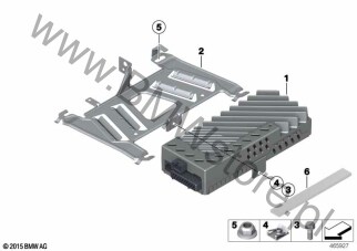 Wzmacniacz systemu Top-Hifi (65 12 5A41CD8) na diagramie Wzmacniacz / Uchwyt dla BMW X1 F48 LCI X1 25eX SAV B38X ECE