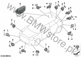 Park Distance Control dla Mini Aceman J05 SAV Aceman E HC0 ECE