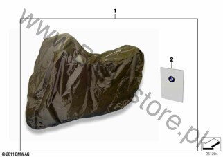 Instrukcja montażu pokrowca (77 02 8527180) na diagramie Pokrywa dla BMW K07 CE04  ECE