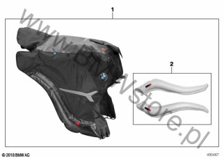 Pokrowiec na Scooter (77 31 2455415) na diagramie Płaszcz Scooter dla BMW K09  C 400 X  ECE