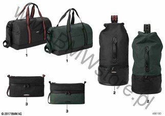 MINI JCW Duffle Bag (80 22 2454540) na diagramie MINI JCW torby 17/19