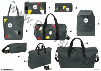 MINI Wallet Graphic (80 21 5A51684) na diagramie MINI Collection - Taschen 2022