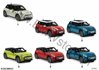 MINI Miniature Convertible Cooper S 1:18 (80 43 5A21538) na diagramie Miniaturen - Kollektion 2022