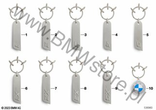 Brelok do kluczy BMW X1 (80 27 5A87985) na diagramie BMW Schlüsselanhänger 2023-2025