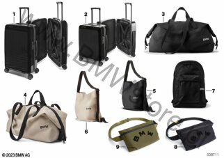 BMW Duffle Bag (80 22 2864104) na diagramie BMW Koffer und Taschen 2023/24