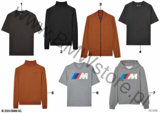 BMW M bluza męska (80 14 2864078) na diagramie BMW M Textilien 2022/23