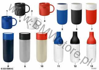 MINI Cup Outline Print (80 28 5B32104) na diagramie MINI Collection - Flaschen & Tassen 2024