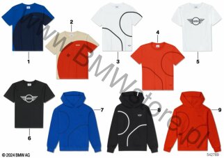 MINI T-Shirt Women's Wing Logo Embossed (80 14 5B32004) na diagramie MINI Collection - Damenbekleidung 2024