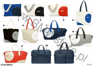 MINI Laptop Bag Soft Wing Logo (80 22 5B320D6) na diagramie MINI Collection - Taschen 2024