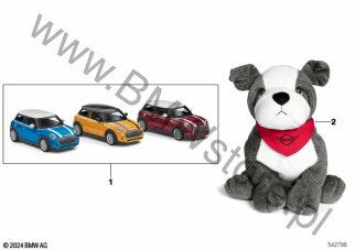 MINI Cooper S Pull Back F56 (80 44 2447939) na diagramie MINI Collection - Toys 2024