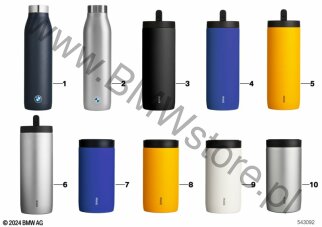 BMW Thermobecher push 330ml (80 23 5B38DA6) na diagramie BMW Becher und Flaschen 2024