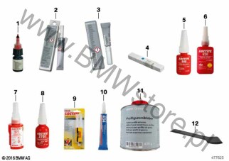 Klej gumowy do profili (83 19 2232322) na diagramie Adhesive
