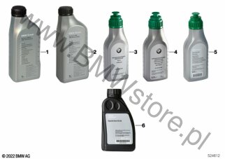 Hypoid Axle Oil G6 (83 22 5A44031) na diagramie Oleje przekładniowe
