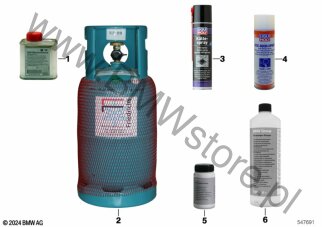 Czynnik chłodz. klimatyzacji (83 19 9408386) na diagramie Serwis klimatyzacji, część 1