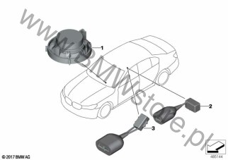 Zestaw głośnomówiący dla BMW 5' G31 Touring LCI BMW ALPINA D5s B57S ECE