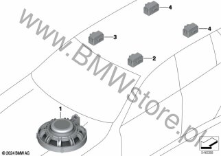 Elem. poj. zestawu głośnomówiącego dla BMW 5' G99 M5 Touring M5 S68X ECE