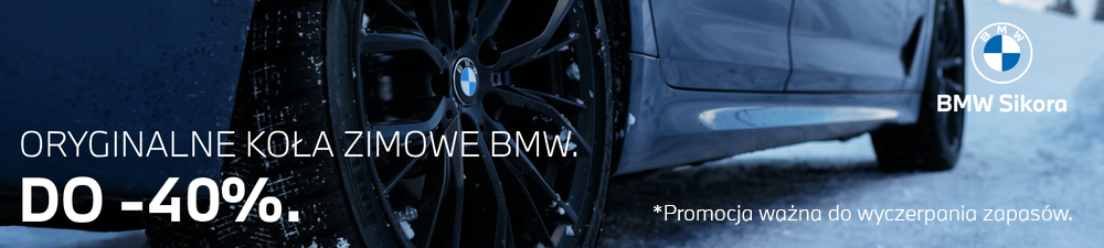 Oryginalne koła zimowe BMW do 50%